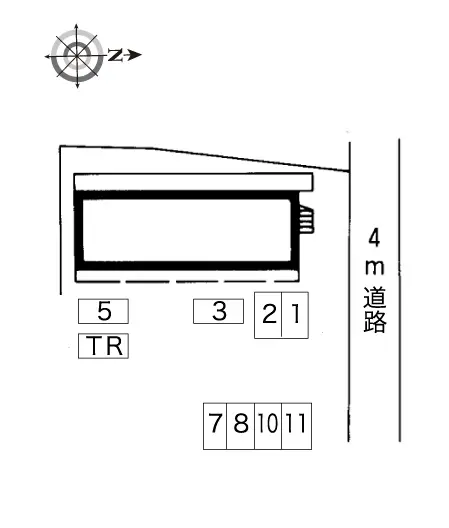 ★手数料０円★久喜市本町７丁目　月極駐車場（LP）